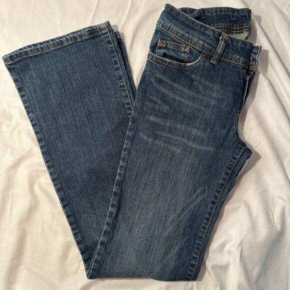 Liberated Volcom 90s Front Buttons Women Sz 7 Medium Wash Jeans - Picture 5 of 9